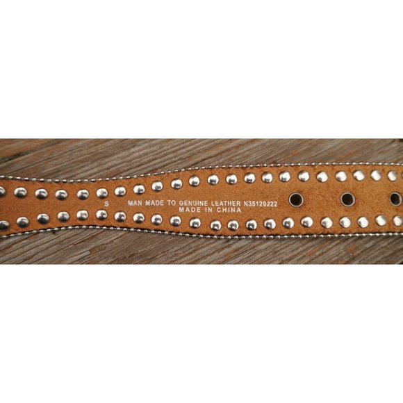 BLAZIN ROXX Camo Real Tree Rhinestone Belt Leather Womens Western Sz S 27.5\